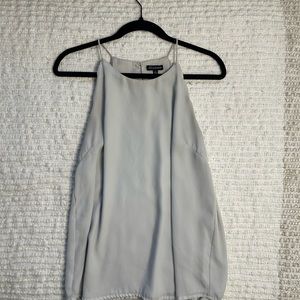 White Scalloped Tank Top